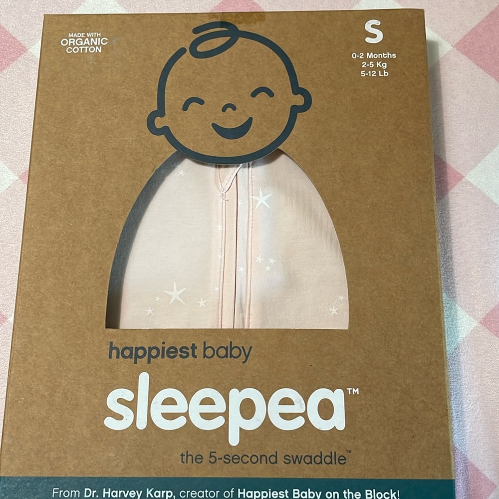 Happiest Baby 5-second Swaddle Sleepea pink